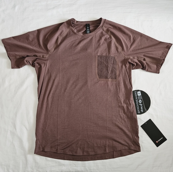 lululemon athletica Other - Lululemon Ventilated Hiking Short Sleeve Shirt DKOX Dark Oxide Brown Men’s M